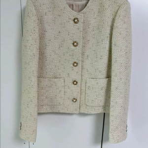 아뜰리에 드 쎄모먼 트위드 자켓