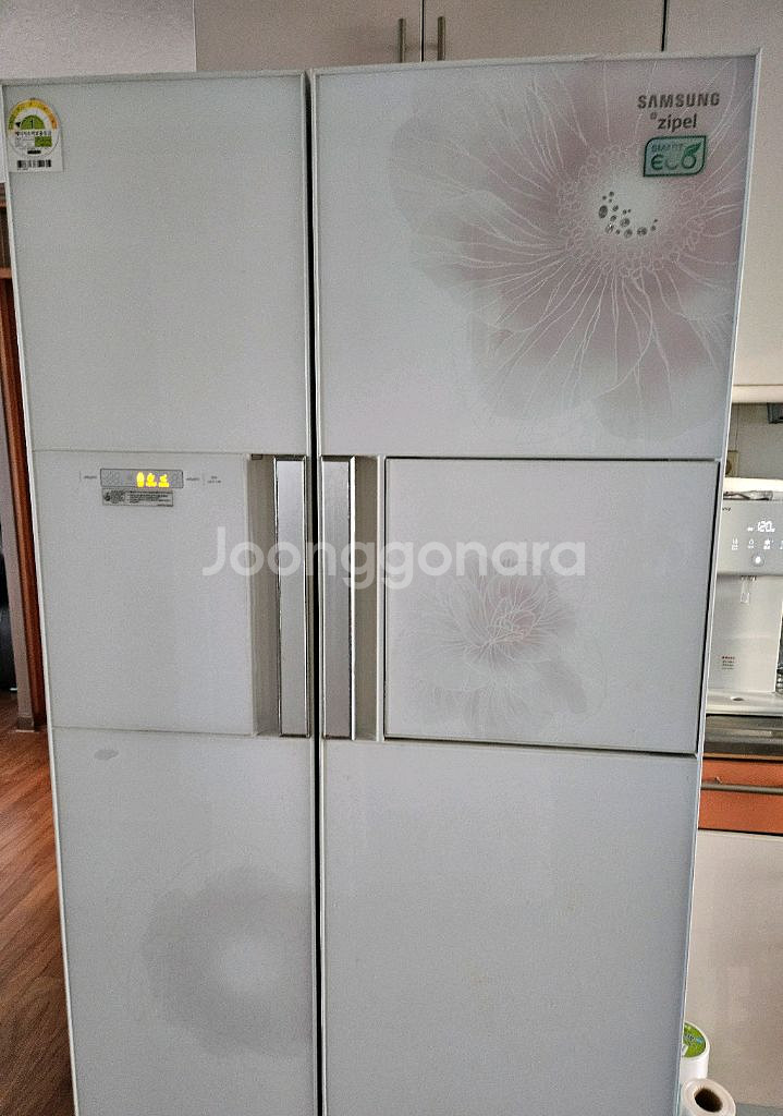 삼성 지펠 양문형 냉장고--0