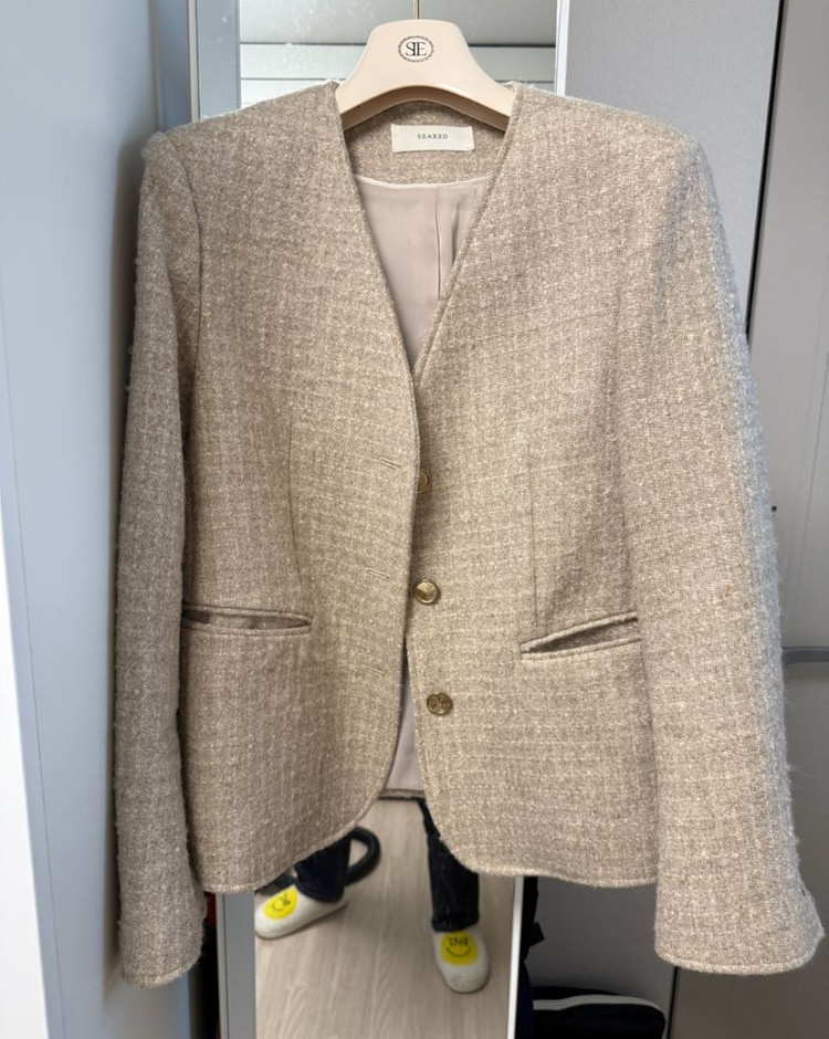 시어드 뮤렛 문트위드 자켓 리본빛 시엔느 더바넷--2