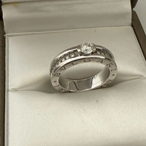 불가리 비제로원 다이아몬드 반지 브라이덜링 51호 이미지