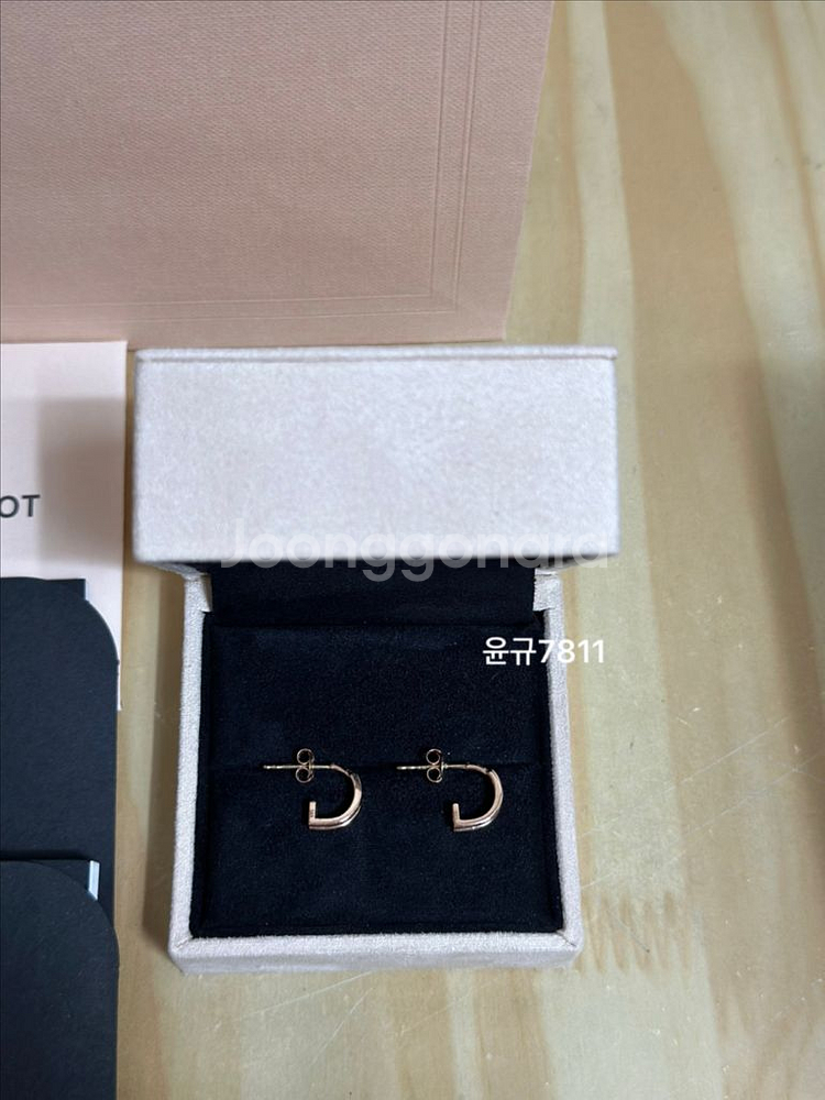 디디에두보 14K 시그니처 귀걸이 (새상품)--3