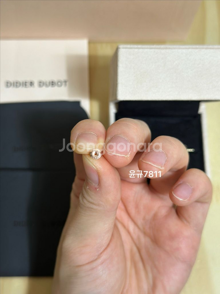 디디에두보 14K 시그니처 귀걸이 (새상품)--5