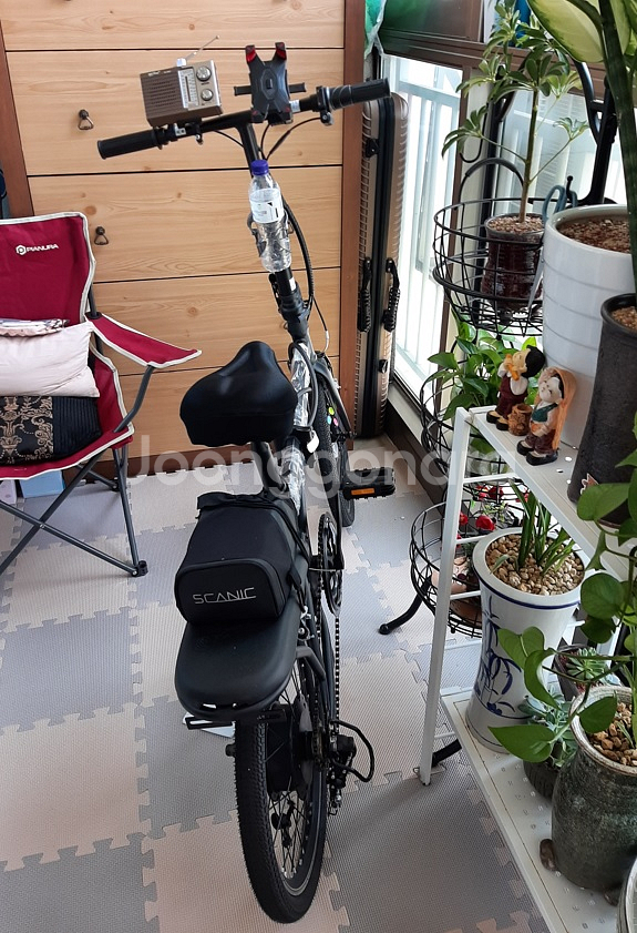 (준신품) 전기자전거 스카닉 scanic 몇번 안타고 실내보관--3