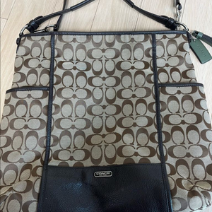 코치 숄더백 겸 크로스백