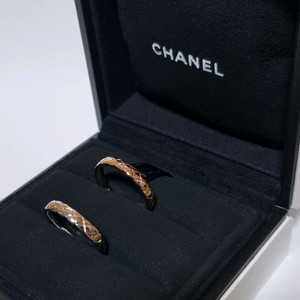 샤넬 코코크러쉬 미니 화이트골드 55호 반지