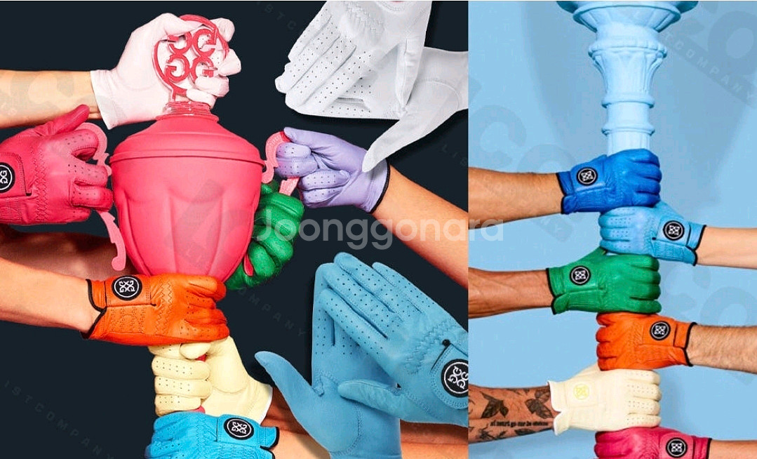 지포어 여성 골프장갑 양손 양가죽 S사이즈--0