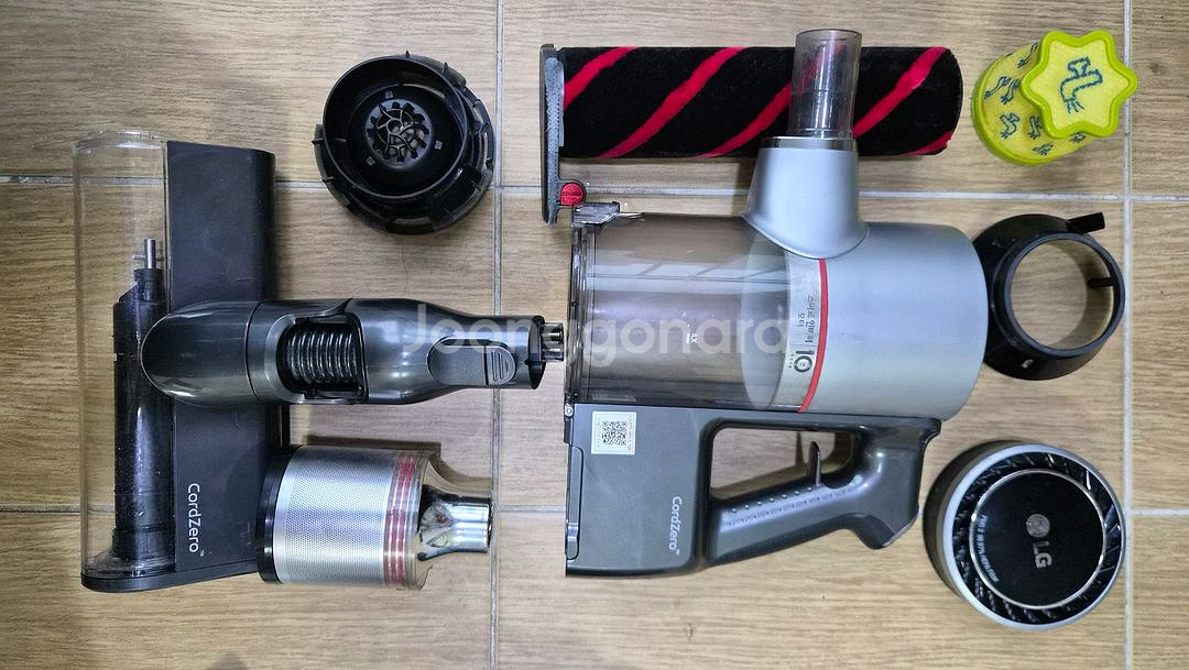 LG 코드제로 무선 청소기(44분 연속동작)-배터리 2개--7