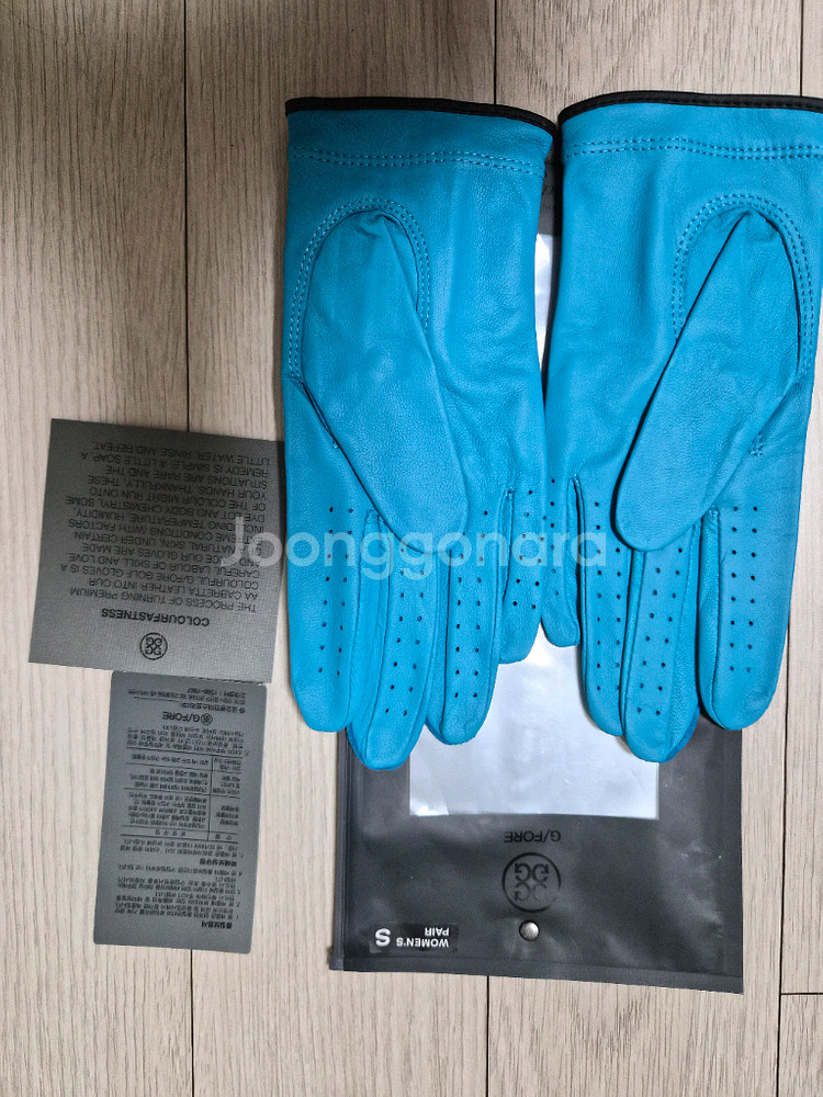 지포어 여성 골프장갑 양손 양가죽 S사이즈--4