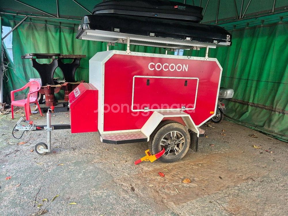 코쿤 CT1 캠핑 카고 트레일러 + 아이캠퍼 루프탑 텐트 팝니다.--0