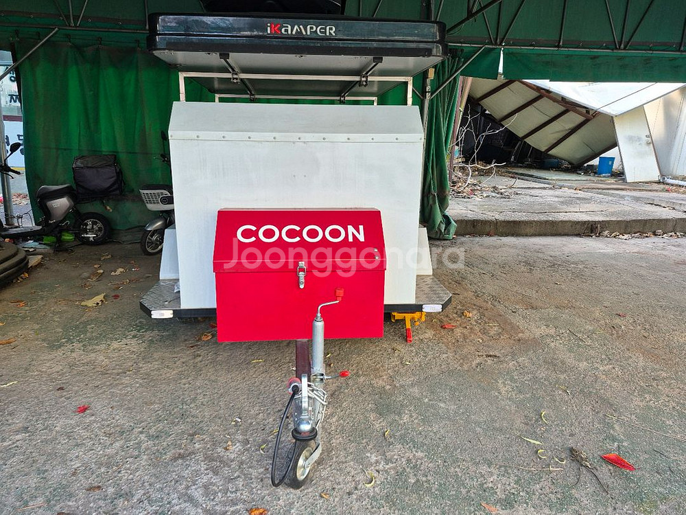 코쿤 CT1 캠핑 카고 트레일러 + 아이캠퍼 루프탑 텐트 팝니다.--1