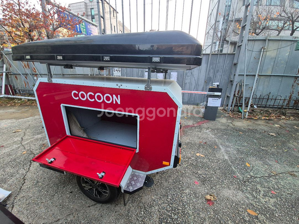 코쿤 CT1 캠핑 카고 트레일러 + 아이캠퍼 루프탑 텐트 팝니다.--3