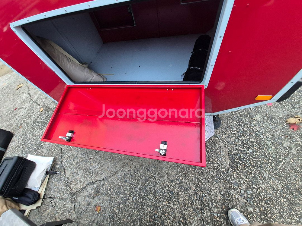 코쿤 CT1 캠핑 카고 트레일러 + 아이캠퍼 루프탑 텐트 팝니다.--4