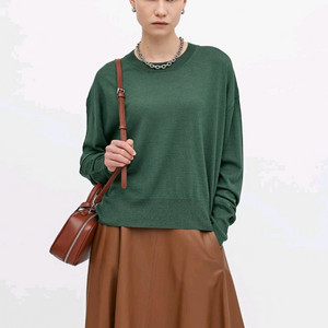 (추가할인)R2W 오신스 울캐시 니트 프리사이즈 파인그린색