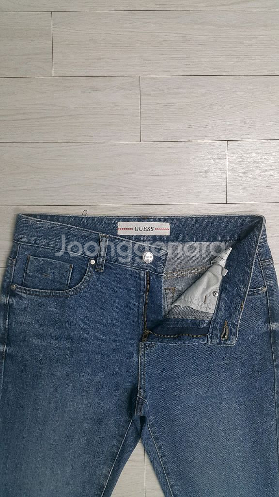 GUESS 게스(사방스판) 금장청바지 30~31인치(No.840)드라이완료!--3