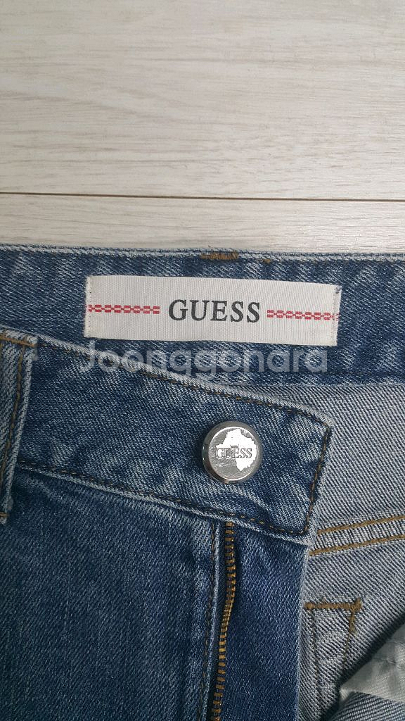 GUESS 게스(사방스판) 금장청바지 30~31인치(No.840)드라이완료!--4