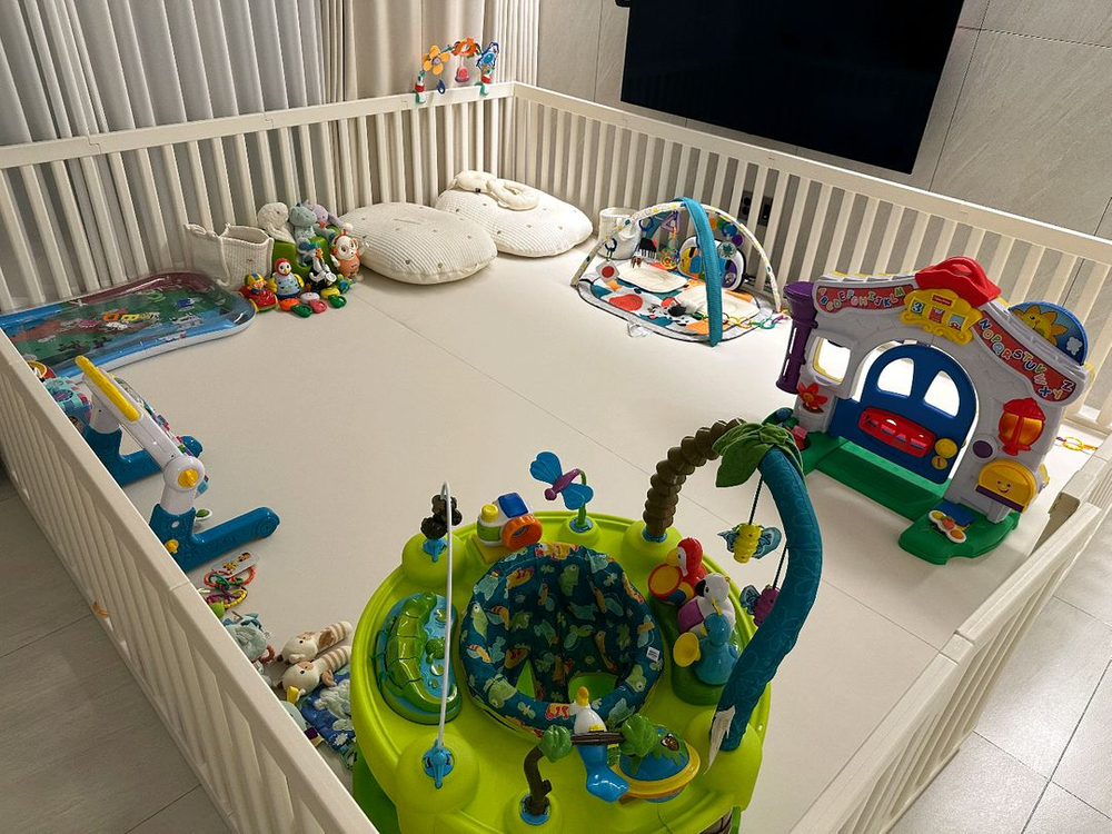 알집 더블제로 매트+우들리 베이비룸 일괄 판매 합니다(320280)--1