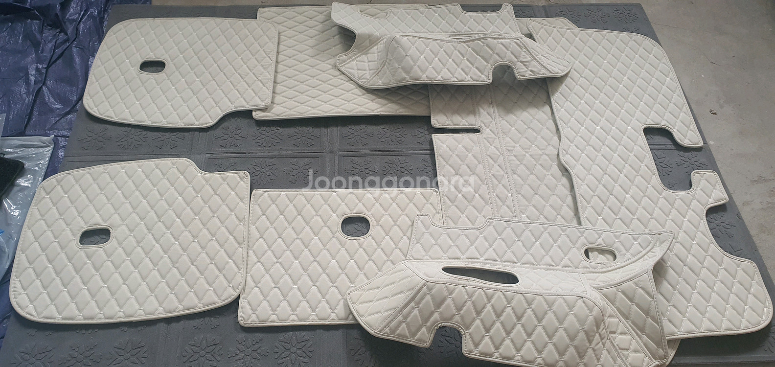 팰리세이드 7인승 트렁크 차박매트. 풀세트.--0