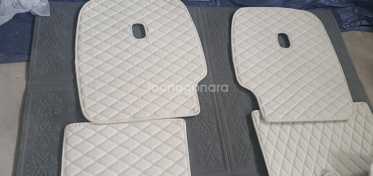 팰리세이드 7인승 트렁크 차박매트. 풀세트.--3