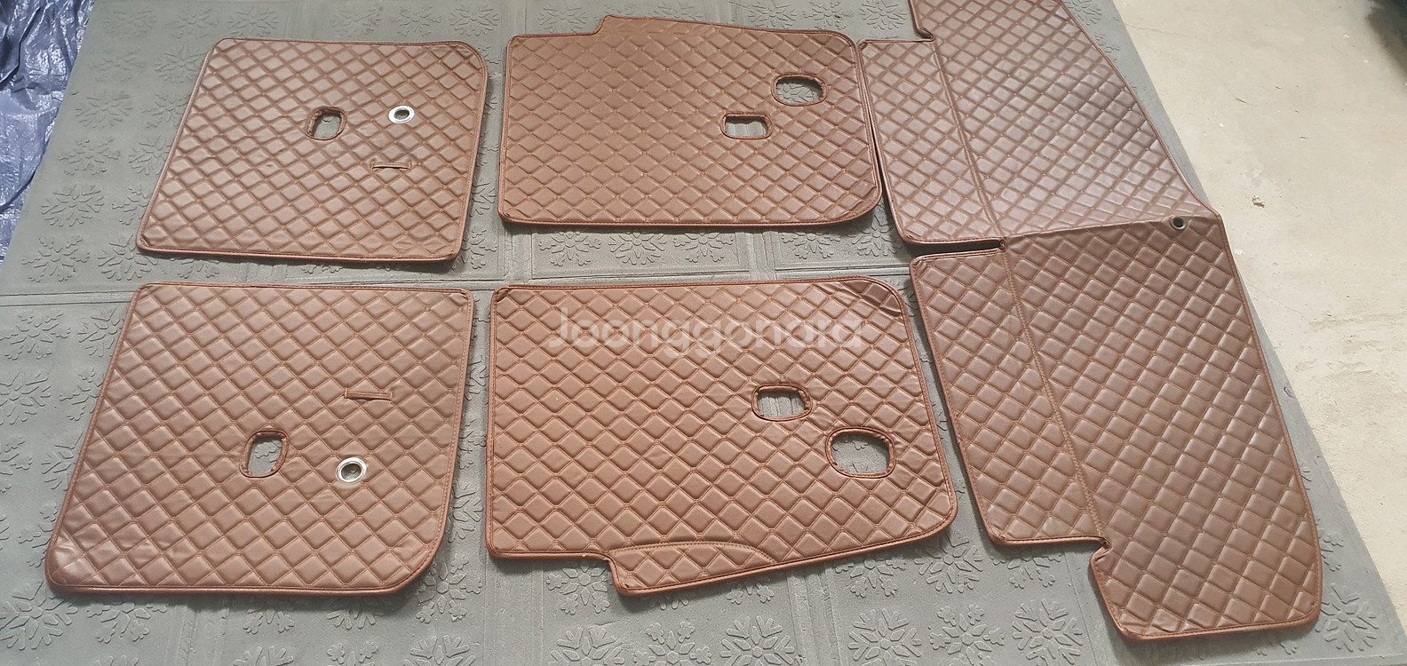 디 올 싼타페 6인승 트렁크매트--0