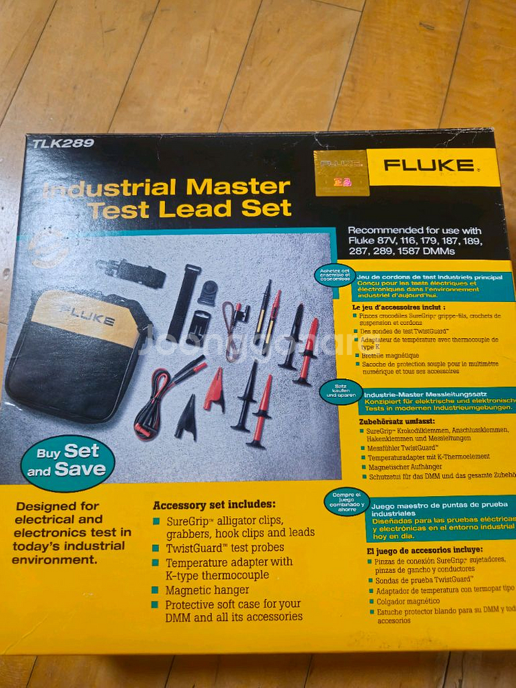 새상품)플루크 fluke TLK289 산업용 테스트 리드 세트--0