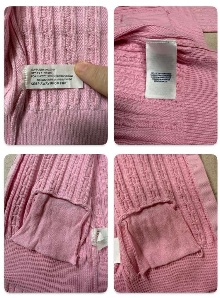 [오염 있음] 폴로 랄프로렌 여아 가디건(6) 판매합니다.--4