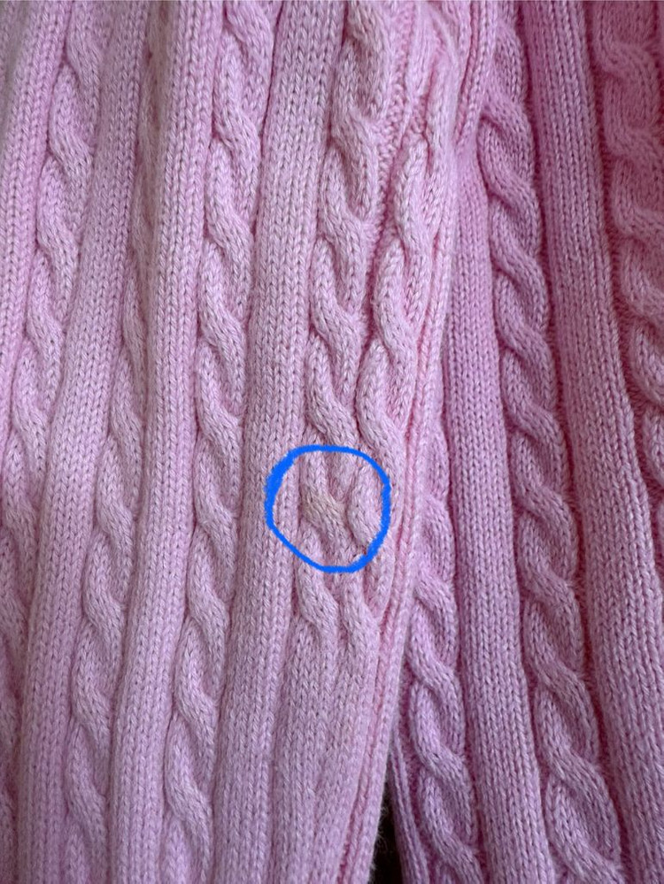 [오염 있음] 폴로 랄프로렌 여아 가디건(6) 판매합니다.--9