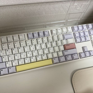 한성 무접점 키보드 gk898b 퍼플 하트 에디션(풀박, 마지막 가격인하)