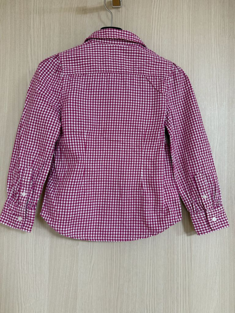 [미착용] 폴로 랄프로렌 여아 깅엄체크 셔츠(5) 판매합니다.--1