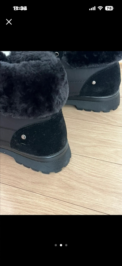 따뜻한 털신 새상품 240--2