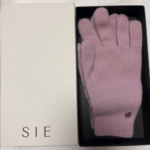 시에 sie 에센셜 캐시미어 100 장갑 핑크 새상품