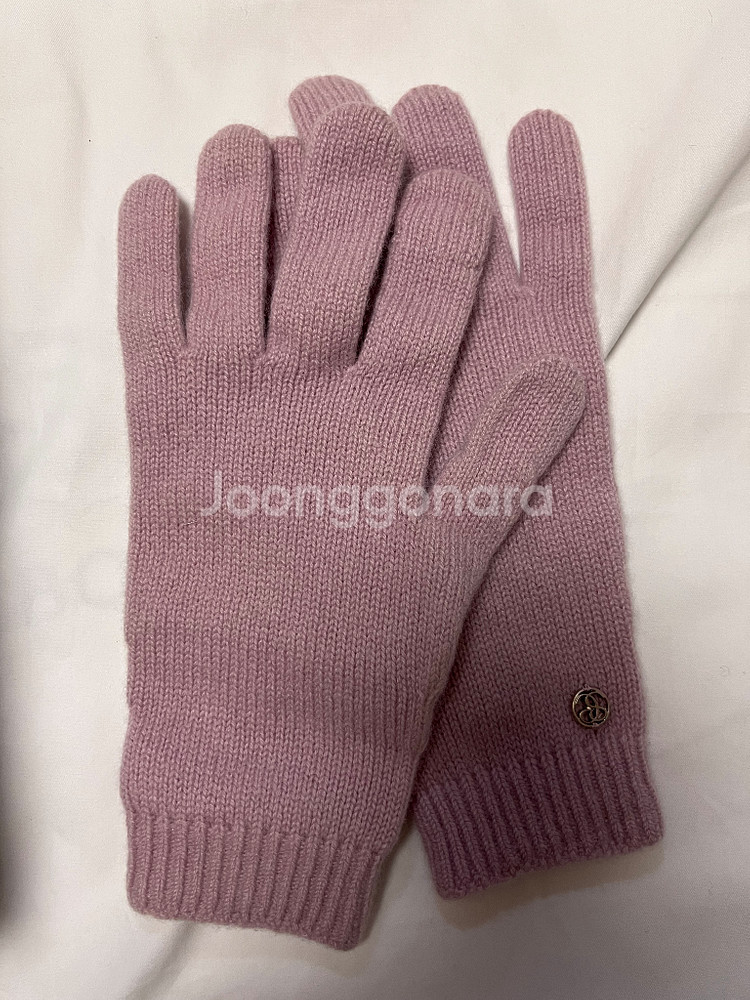 시에 sie 에센셜 캐시미어 100 장갑 핑크 새상품--2
