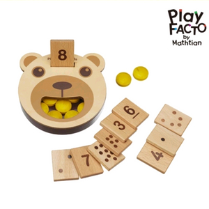 플래이팩토 곰돌이세트 수와연산 유아수학 아기수학 숫자배우기 원목교구 유아장난감 아기장난감
