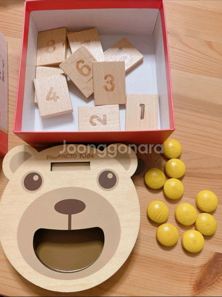 플래이팩토 곰돌이세트 수와연산 유아수학 아기수학 숫자배우기 원목교구 유아장난감 아기장난감--2
