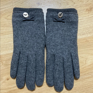 JDX 정품 융기모 밍크기모 장갑 여자