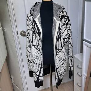 에리카카발리니 앙고라 후드집업 가디건 S(55~66)거의 새제품