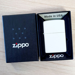 지포 정품 클래식 화이트 매트 - G056