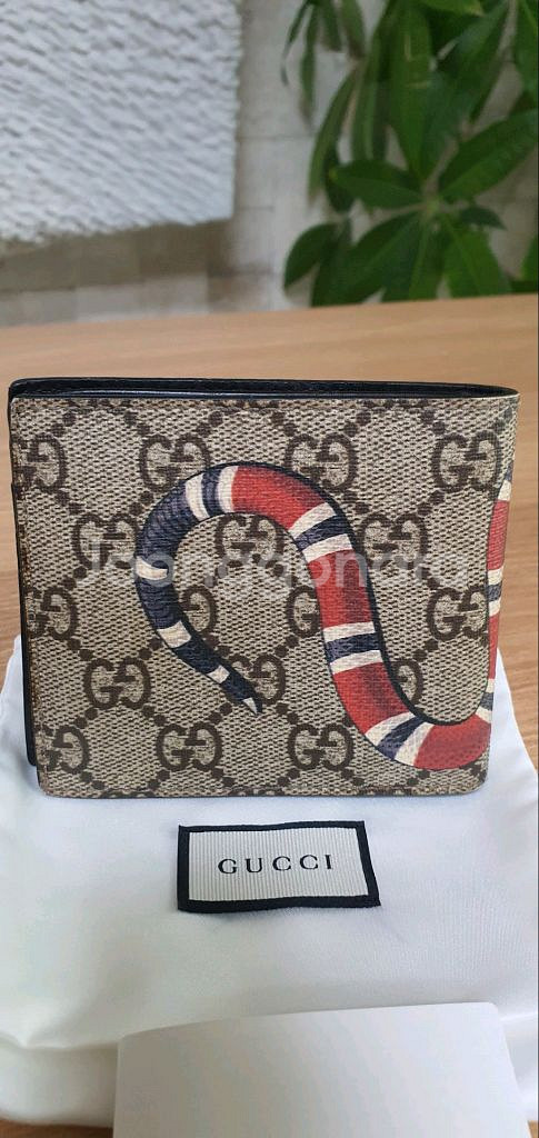 구찌 스네이크 반지갑 정품S급(감정O)프라다루이비통디올고야드샤넬셀린느보테가생로랑버버리발렌시아가--2