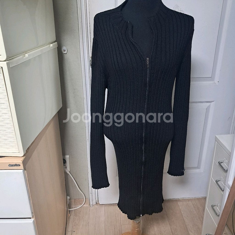 S MaxMara S막스마라 골지 니트 가디건 겸원피스 M--0