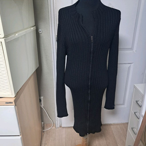 S MaxMara S막스마라 골지 니트 가디건 겸원피스 M