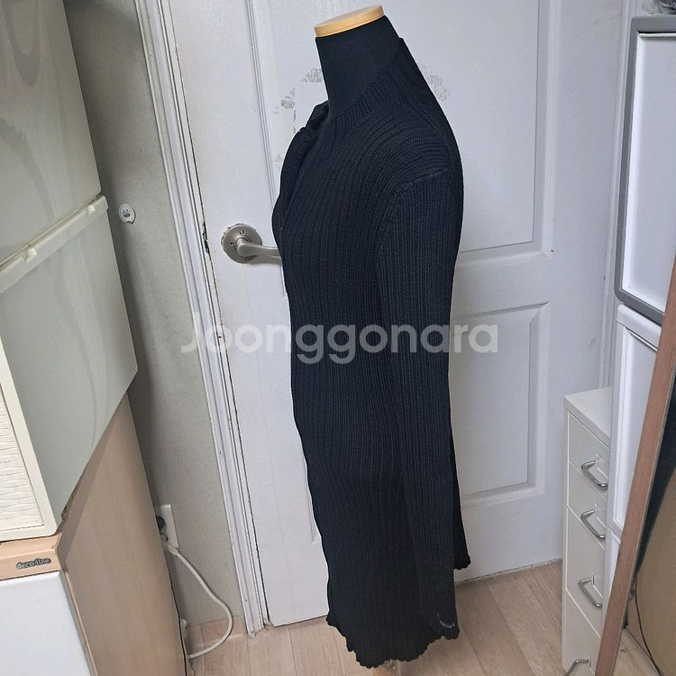 S MaxMara S막스마라 골지 니트 가디건 겸원피스 M--3