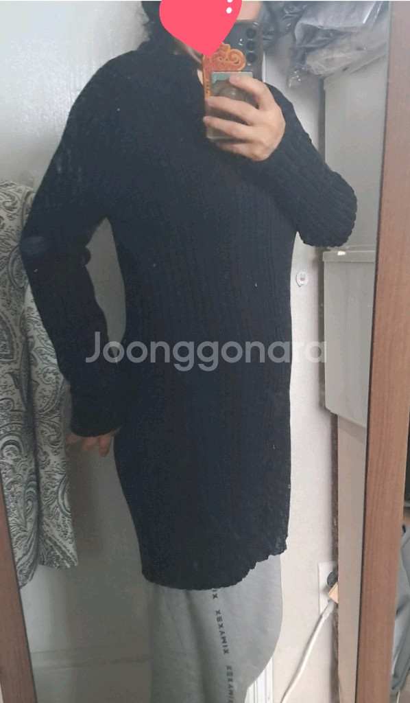 S MaxMara S막스마라 골지 니트 가디건 겸원피스 M--9