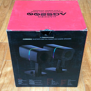 앱코 hacker ags200 블루투스 게이밍 스피커 인하