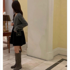 미엘 블랙 미니원피스