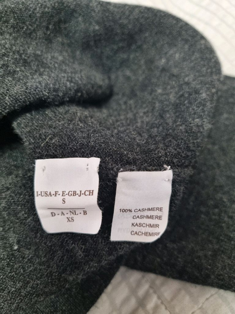 브루넬로 쿠치넬리 캐시미어 다크그레이 니트 집업 스몰 brunello cucinelli--4