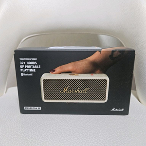 마샬 엠버튼3 크림 새상품(소비코 정품)