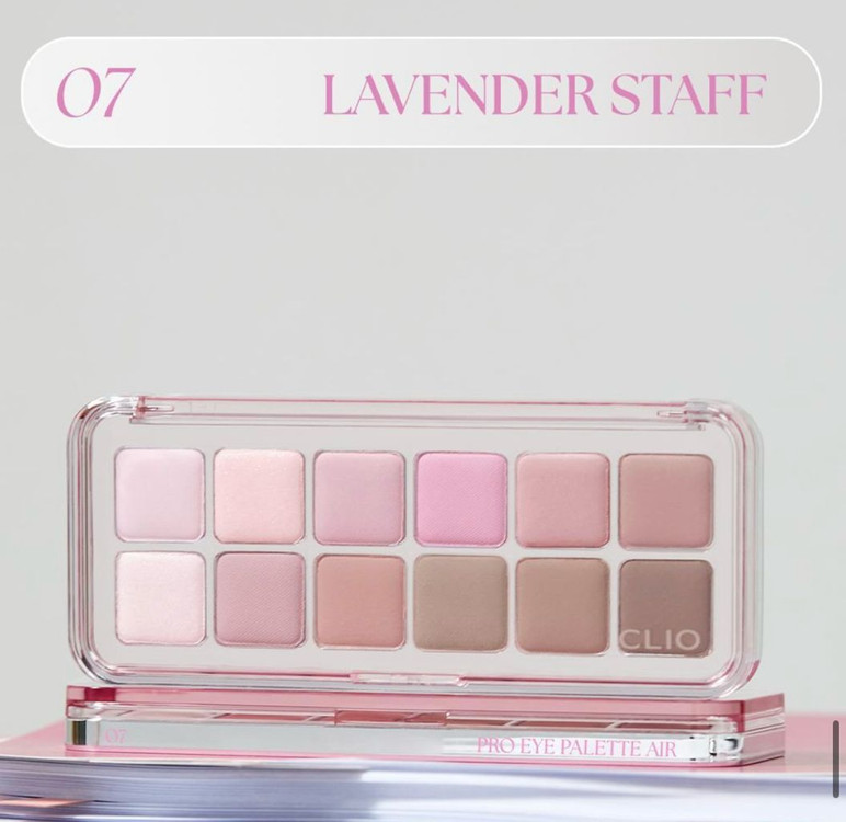 클리오 아이섀도우 팔레트 07 라벤더 신입--1