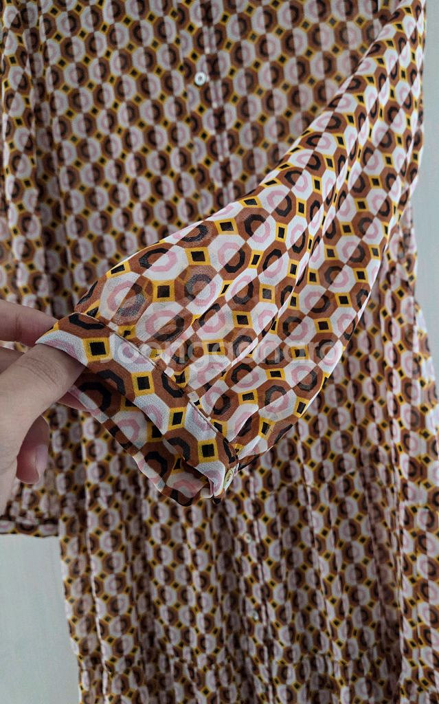 자라(ZARA) 패턴 원피스--1