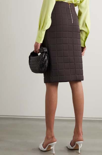 Bottega Veneta HEAVY TECHNICAL GABARDIN WOMEN'S SKIRT--5