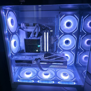 라이젠 98003d RTX5080 화이트 데스크탑 본체