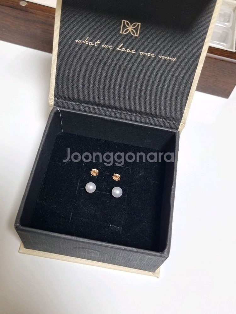 디디에두보 진주 귀걸이 14k--0